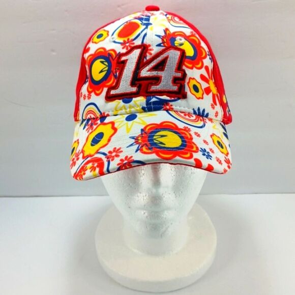 Chase Authentics NASCAR 14 Tony Steward OS Floral Colorful Ballcap Hat - Picture 1 of 9